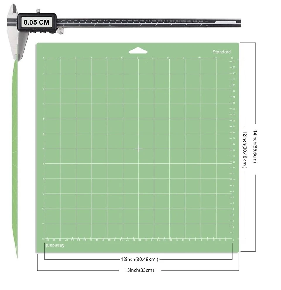 Green Standard Adhesive Vinyl Cutter Mat factory